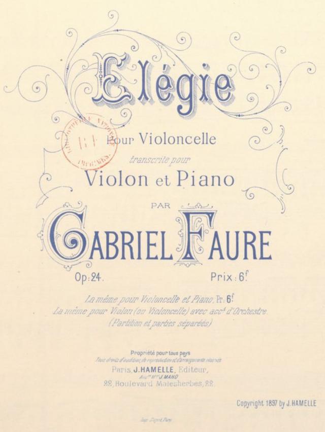 Elegy, Op.24