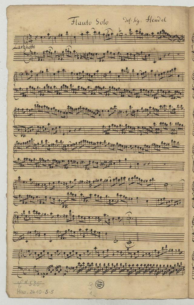 Recorder Sonata in A minor, HWV 362