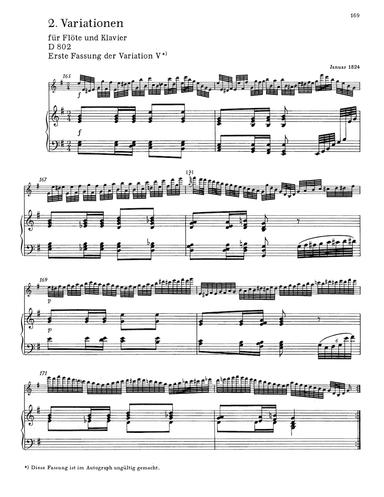 Introduction and Variations, D.802