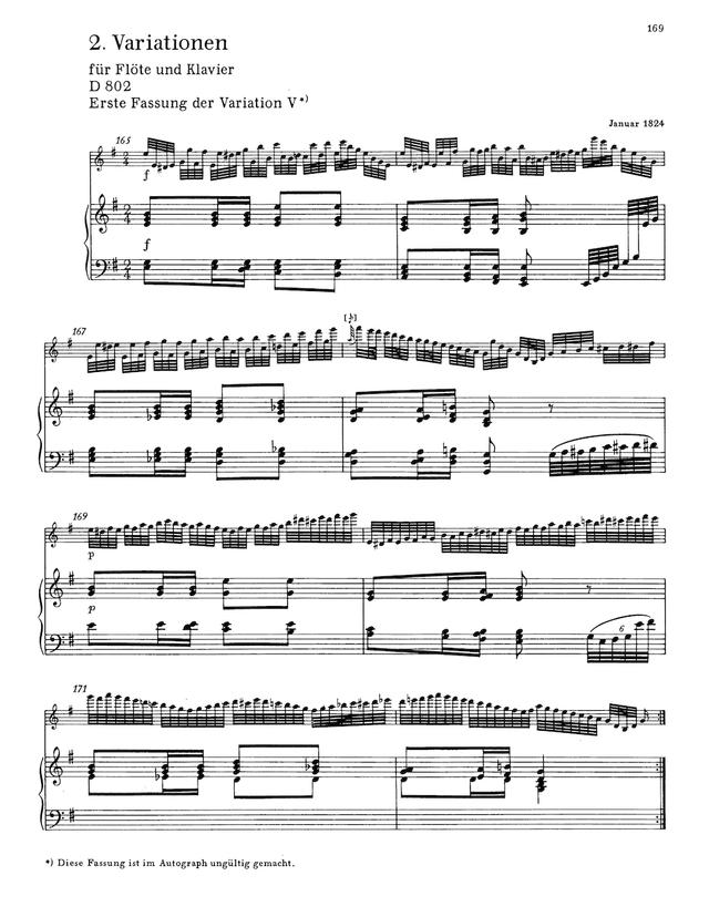 Introduction and Variations, D.802