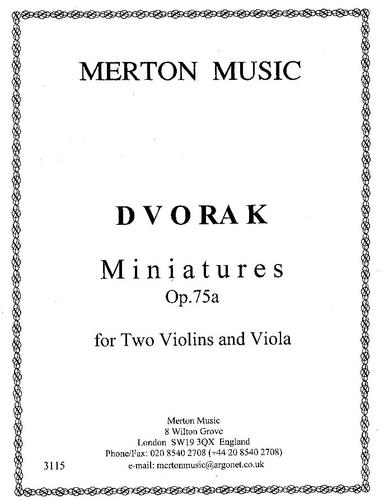 Miniatures, Op.75a