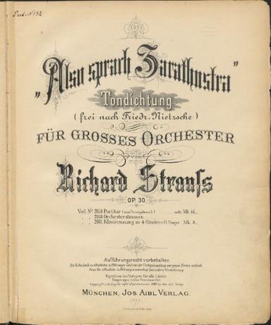 Also sprach Zarathustra, Op.30
