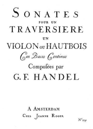 Sonatas for an Accompanied Solo Instrument, Op.1