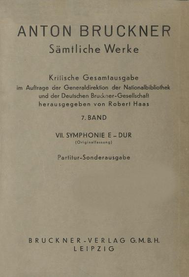 Symphony No.7 in E major, WAB 107