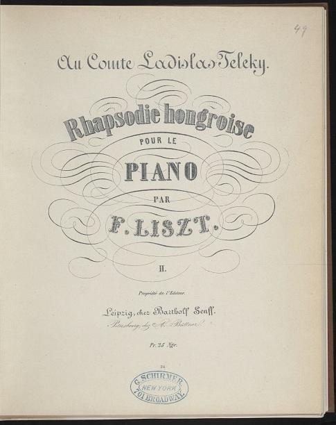 Hungarian Rhapsody No.2, S.244/2