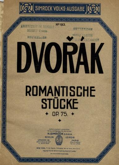 4 Romantic Pieces, Op.75