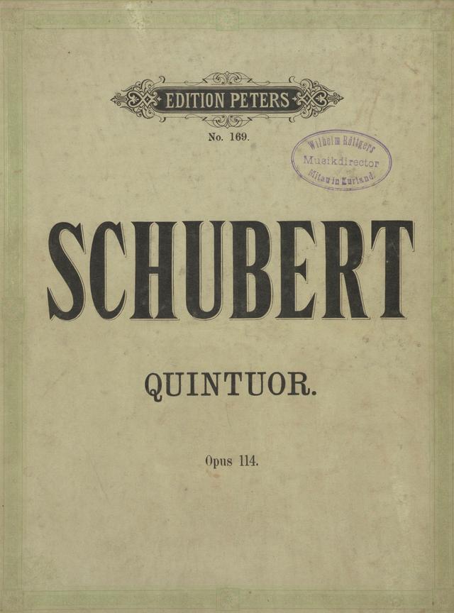 Piano Quintet in A major, D.667