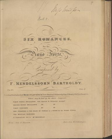 Lieder ohne Worte, Op.30