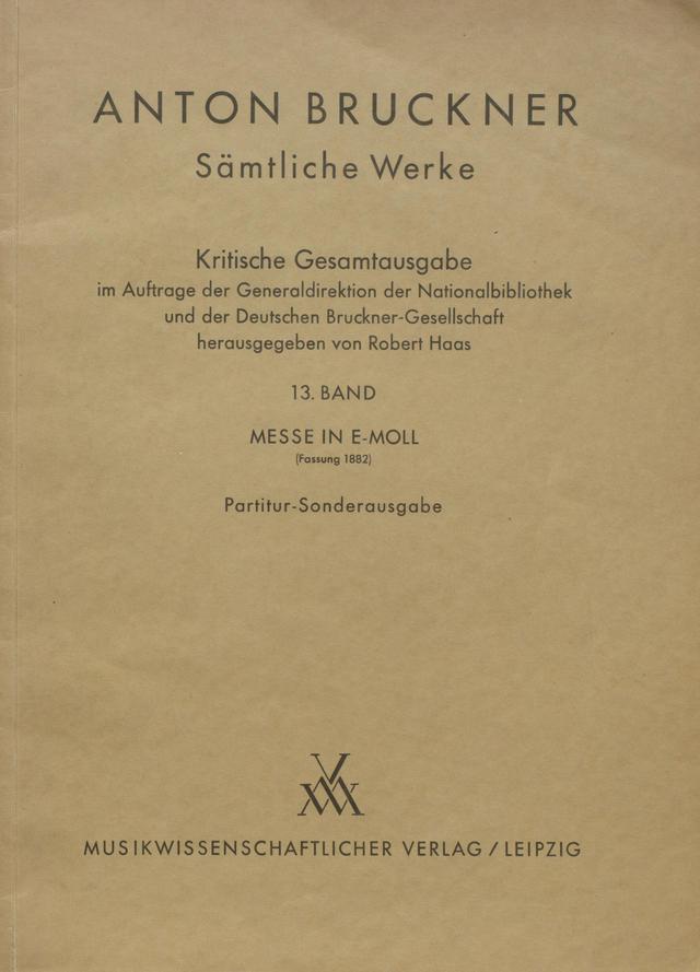 Mass No.2 in E minor, WAB 27