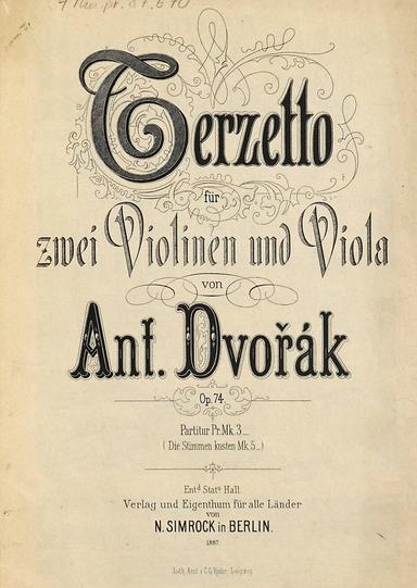 Terzetto, Op.74