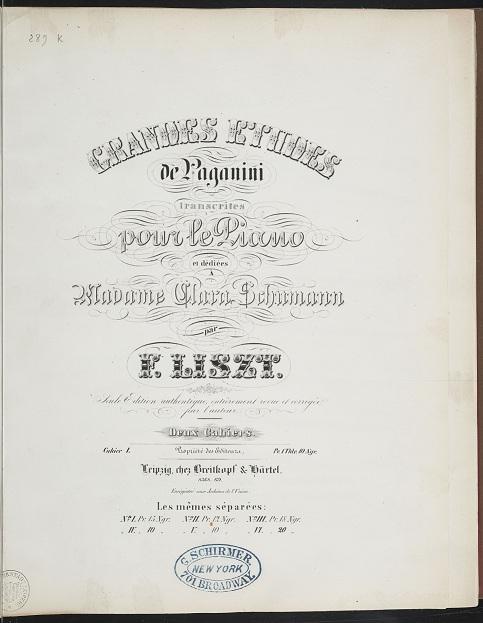 Grandes études de Paganini, S.141