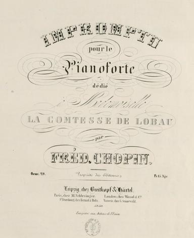 Impromptu No.1, Op.29