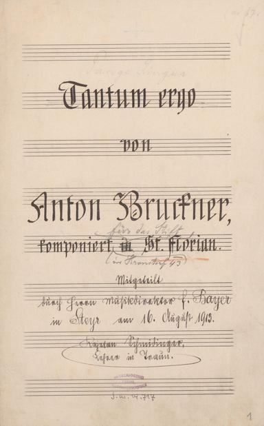 Tantum ergo, WAB 32