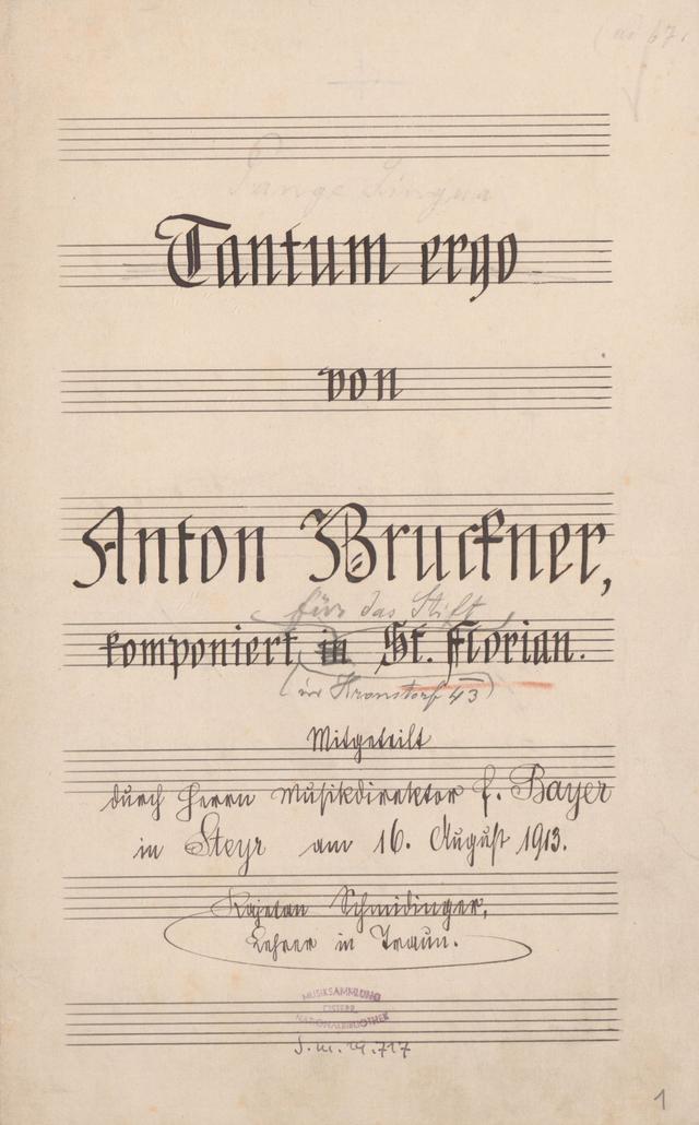 Tantum ergo, WAB 32