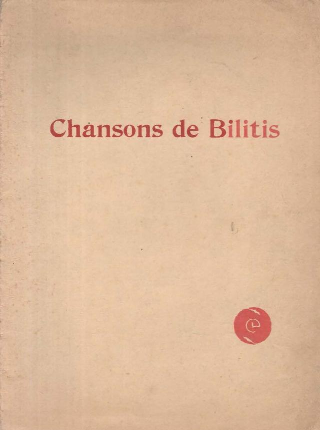 3 Chansons de Bilitis, CD 97
