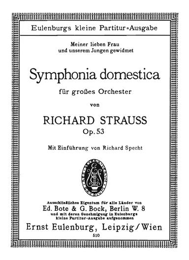 Sinfonia domestica, Op.53