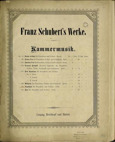 Fantasie in C major, D.934