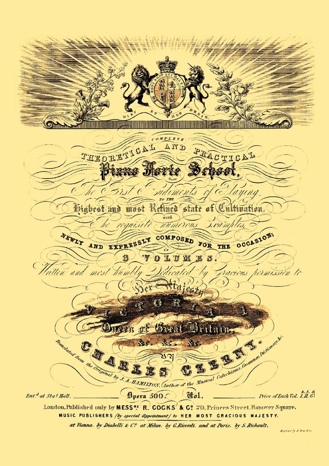 Pianoforte-Schule, Op.500