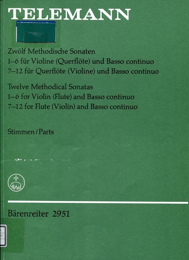 12 Sonate Metodiche
