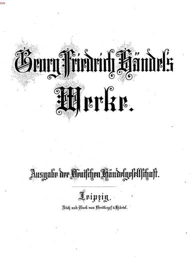 Georg Friedrich Händels Werke