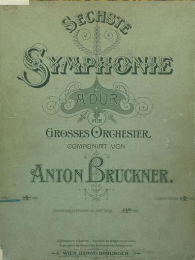 Symphony No.6 in A major, WAB 106