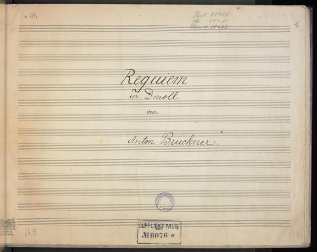 Requiem, WAB 39