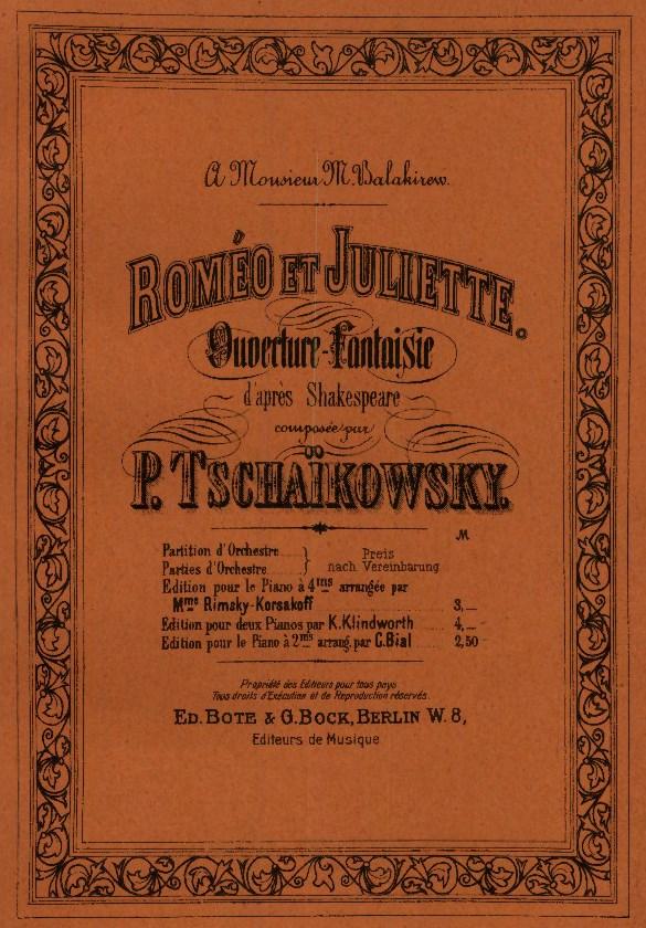 Romeo and Juliet (overture-fantasia), TH 42