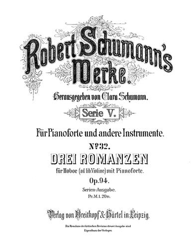 3 Romanzen, Op.94